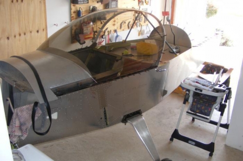 Aircraft Parked back in the hangar (read garage)