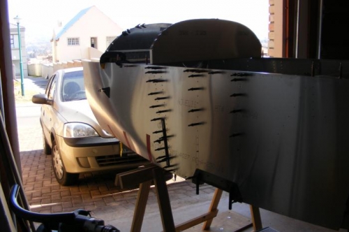 Nice view of teh bend starting to take shape.