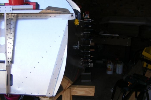 Firewall backwards view.