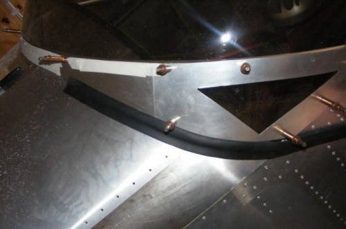 Exterior close up of mock up.