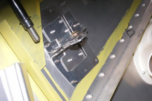 Interior view of the complete assembly.