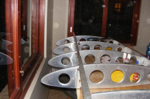 Four outboard ribs done