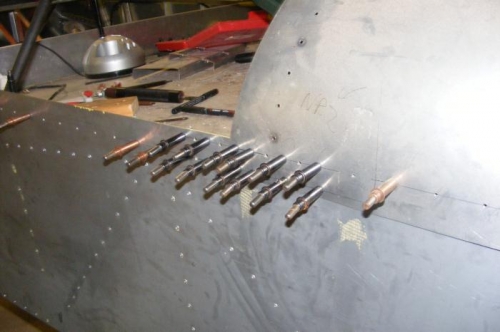 Outside view of splice.