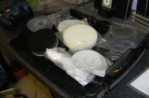 Light scratch removal kit.