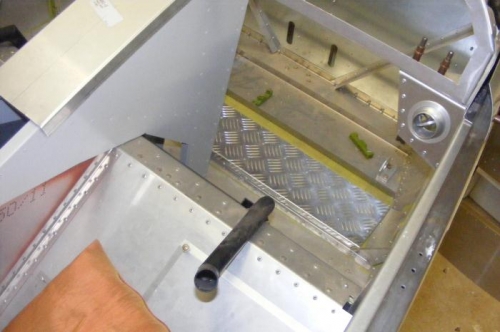 View from co-pilot seat.