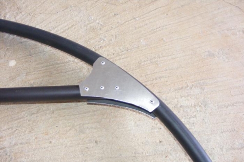 Close up of cross bar