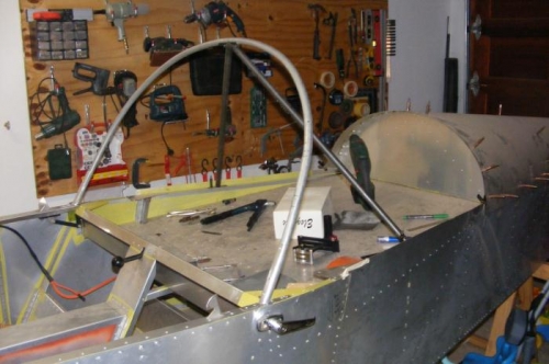 Finally the rear fram in place.