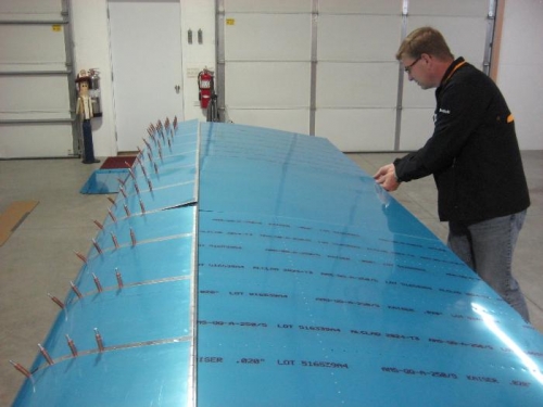 upper skins trial fit