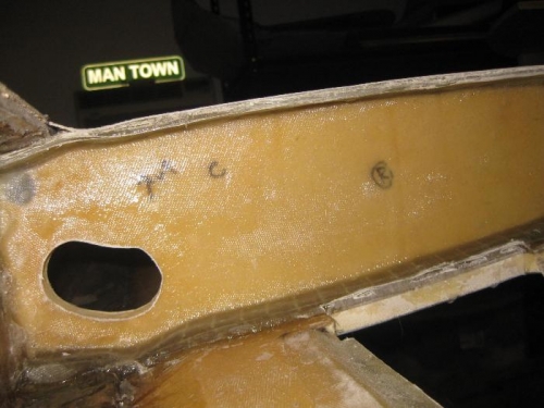 Both sets of laminates are covered with 2 layers