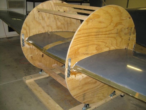 Rotating wing cradle