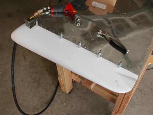 Fitting the rudder tip