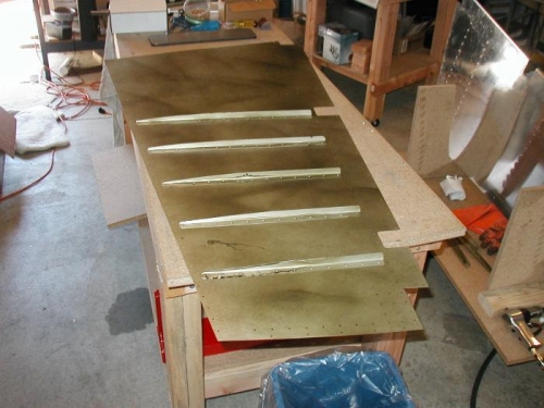 Attach rudder stiffeners