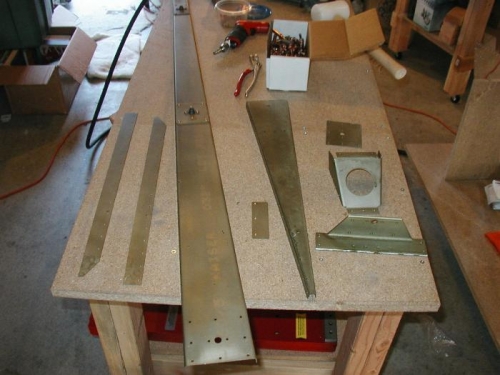 Piece primed, ready for assembly