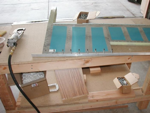 Trailing edge ready to rivet