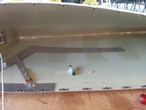 VOR Fiberglassed into position