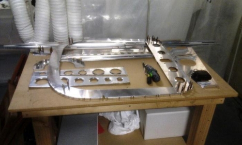 Some parts deburred ready for paint