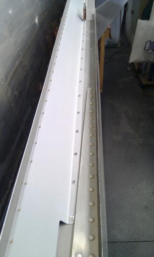 Pop rivets for the elevator fairing