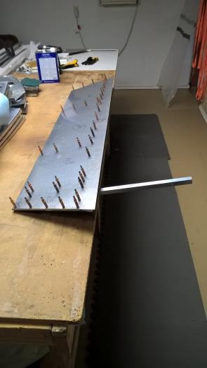 Right aileron almost complete