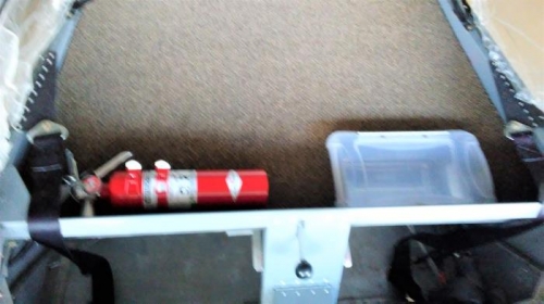 Fire extinguisher mounted