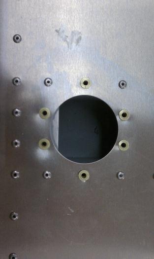Inspection Hole with Rivnuts Installed