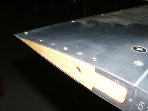 Top screws installed