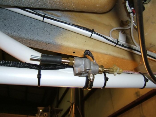 Mounted ready for hoses