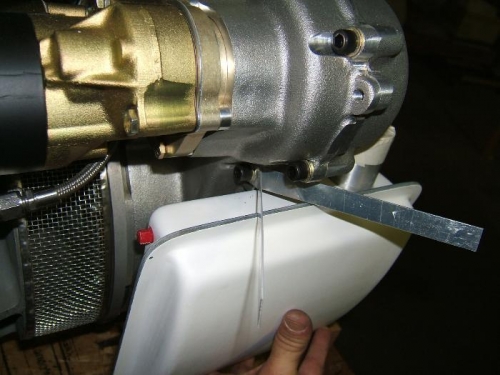 Making template mounts from thin aluminum