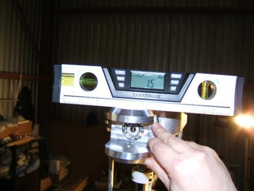 Set full down collective to -1.5 degrees