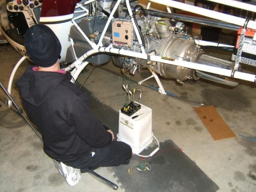 Doug setting up the governor