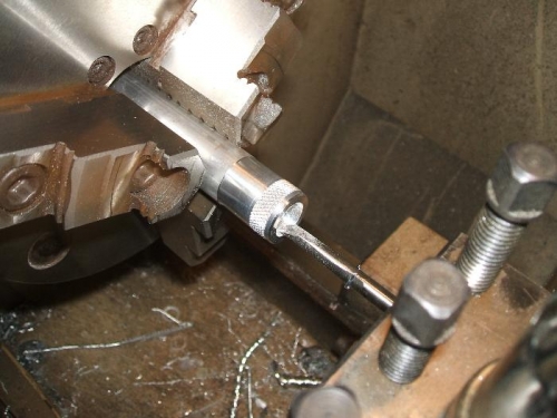 Boring the ID .010 under the bolt head diameter