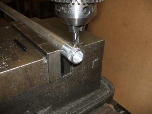 Drilling hole for the pin