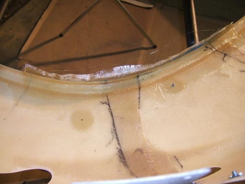 Two layers of cloth added to door sill