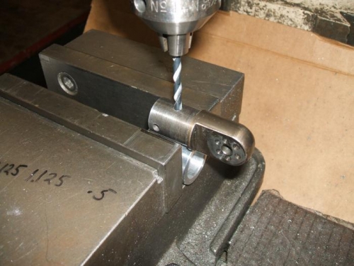 Positioning the first hole in the sleeve