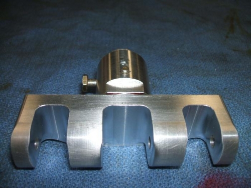 New mixer drilled with matching holes and radial orientation