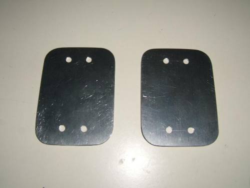 Top tank support plates