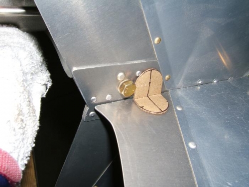 Template for horizontal stab bracket