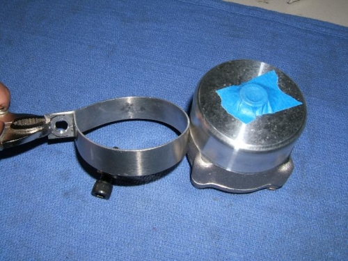 Ready to round the end on the sander