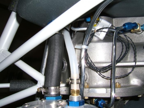 Left, lower vent line