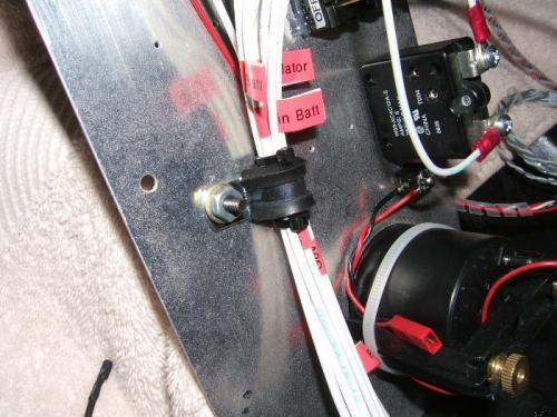 Lower panel strain relief