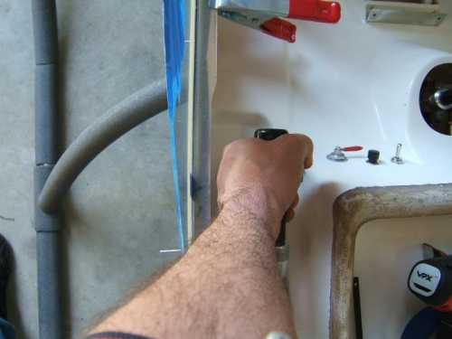 Relief in door frame for collective