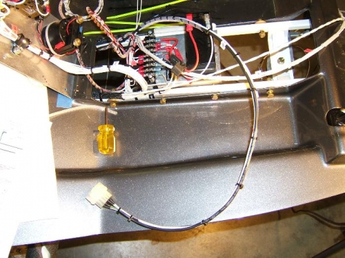 9 pin upper panel connector