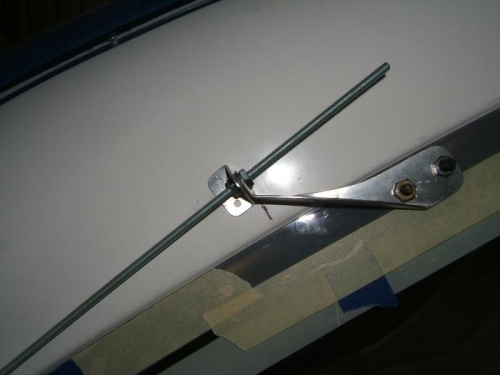 All thread for hinge alignment