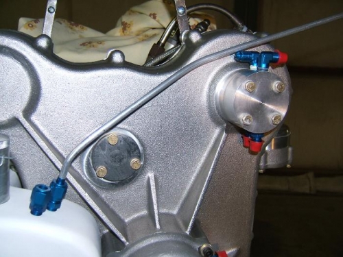 First scavenge line almost done