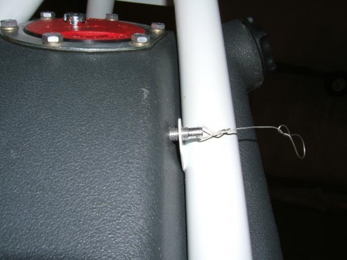 Fishing the bolts through, tab gap