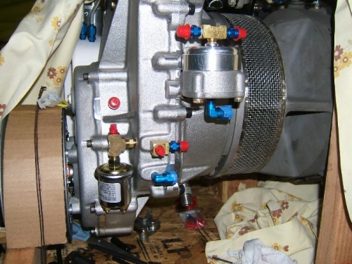 Pressure sender with T ready for pressure switch