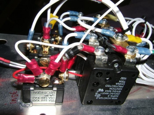 Instrument diode and capacitor wire added