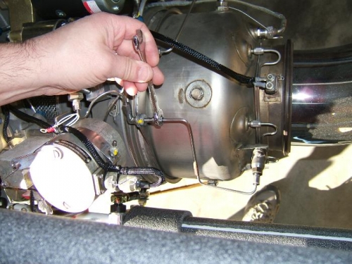 Installing the replacement line