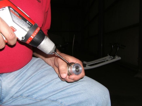 Reaming drive shaft bolt holes