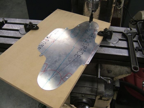 Cutting the first hole