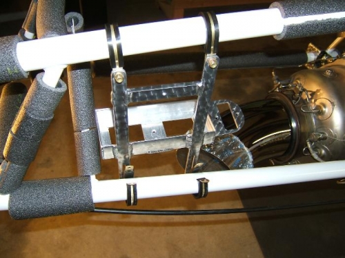 Clamping the box to the frame